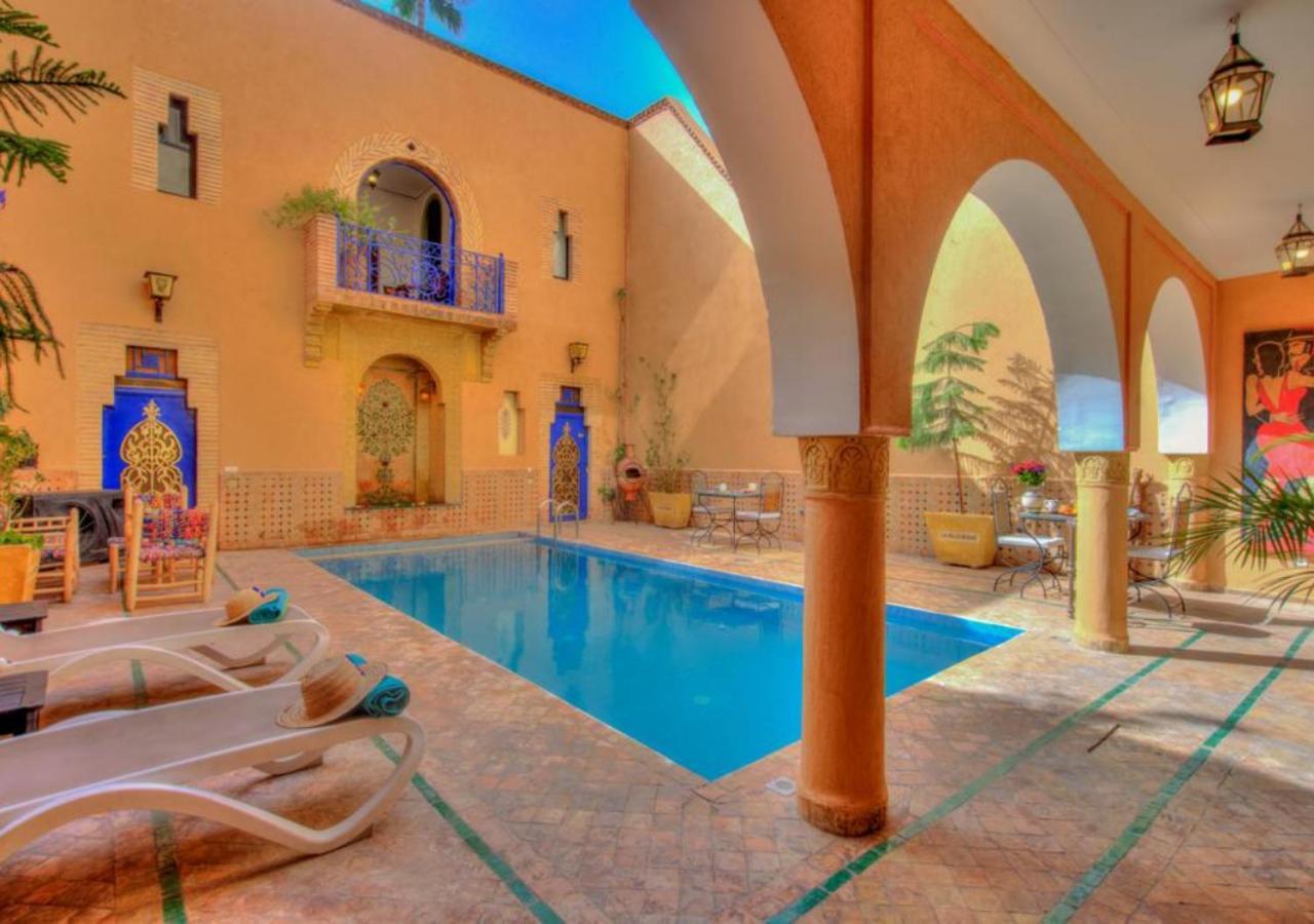 Riad la villa bleue Marrakesh Exterior foto