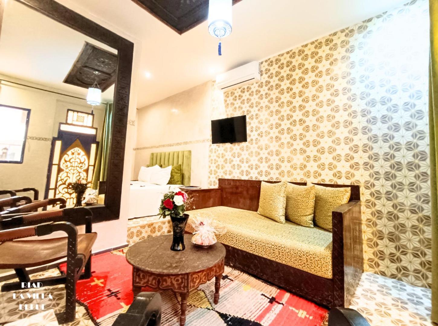 Riad la villa bleue Marrakesh Exterior foto