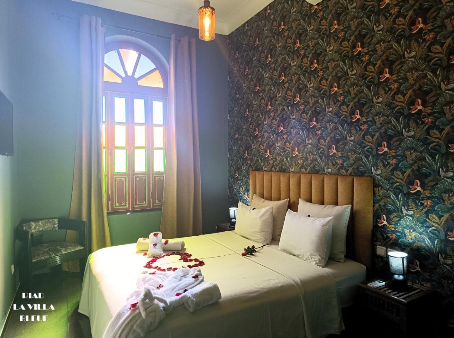 Riad la villa bleue Marrakesh Exterior foto