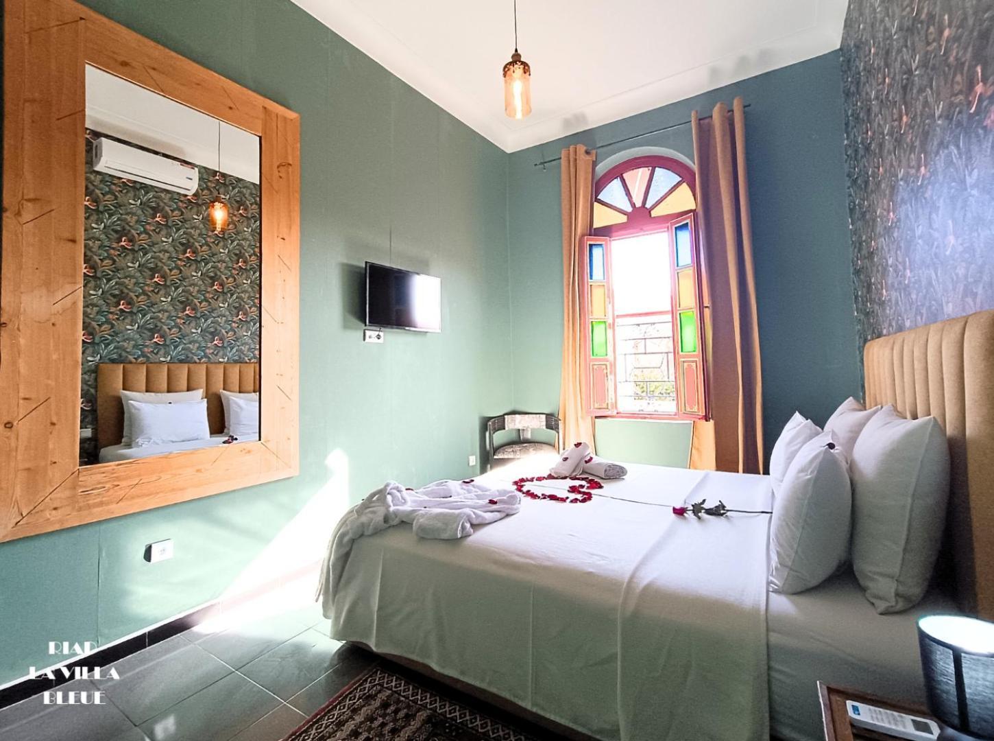 Riad la villa bleue Marrakesh Exterior foto